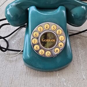 Vintage Gotham Rotary Phone in Teal